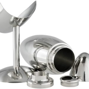 "Touchdown" 17 oz Stainless Steel Cocktail Chrome Shaker