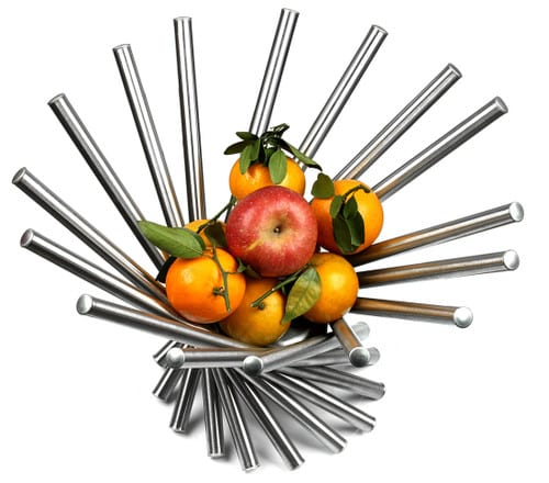 Visol Heliot Stainless Steel Modern Fruit Bowl - VAC323