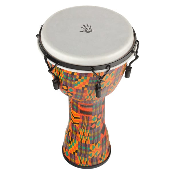 Kente Cloth Royal Djembe, Key-Tuned, Small