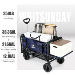 Collapsible Double Decker Two Layered Wagon with Tailgate