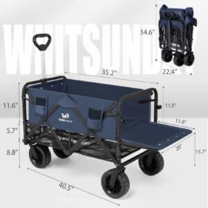 Collapsible Double Decker Two Layered Wagon with Tailgate
