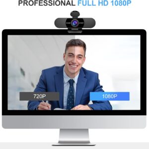 EMEET 1080P Webcam with Microphone, C960 Web Camera
